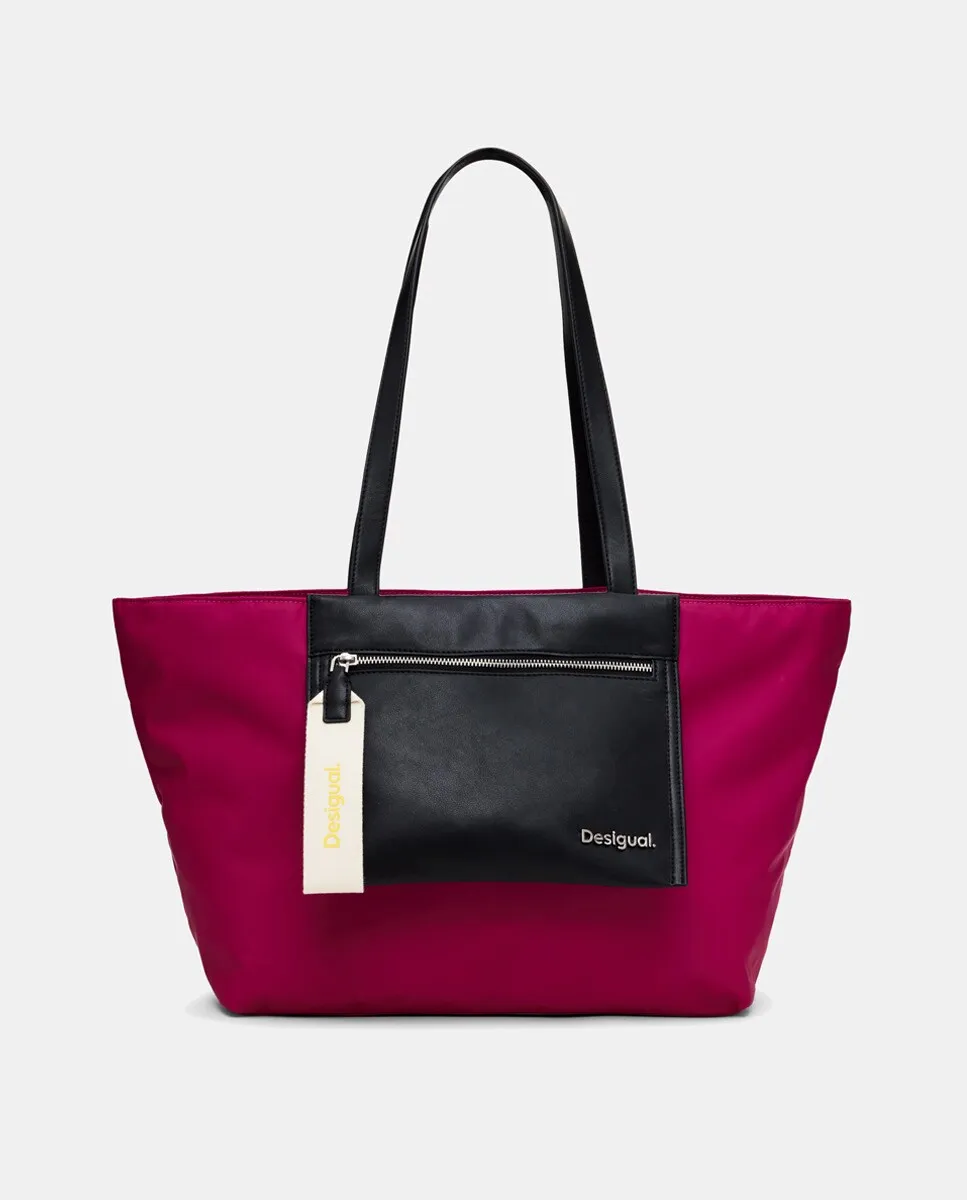 

Большая сумка с короткой ручкой Desigual, цвет Fucsia