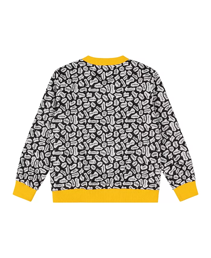 Детская куртка-бомбер для девочек с реверсивной молнией легкая Mixed Up Clothing, черный — фото 4