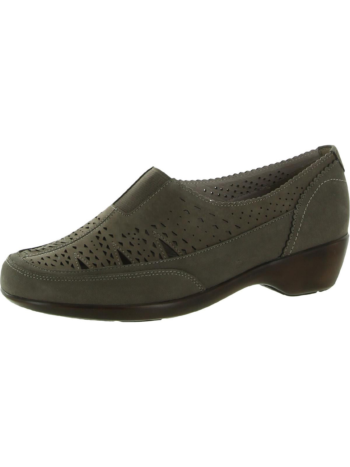 

Женские кожаные туфли-слипоны на каблуке Duff Easy Spirit, цвет Taupe