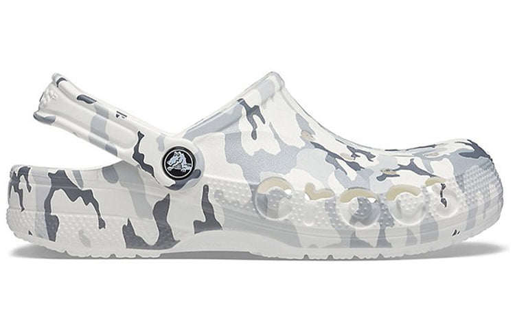 Сандалии Crocs Unisex Bayaband Sandals - White Camo 'Gray White', серый — фото 3