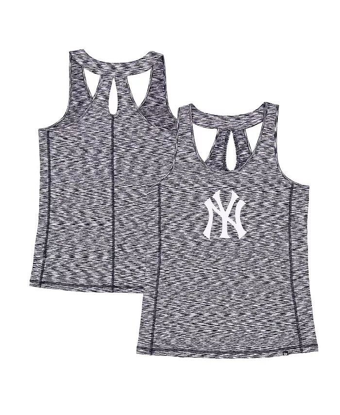 

Женская темно-синяя майка New York Yankees Space Dye с вырезом-замочной скважиной сзади New Era