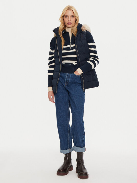Утепленный жилет regular fit Heritage WW0WW43634 Tommy Hilfiger, синий — фото 2