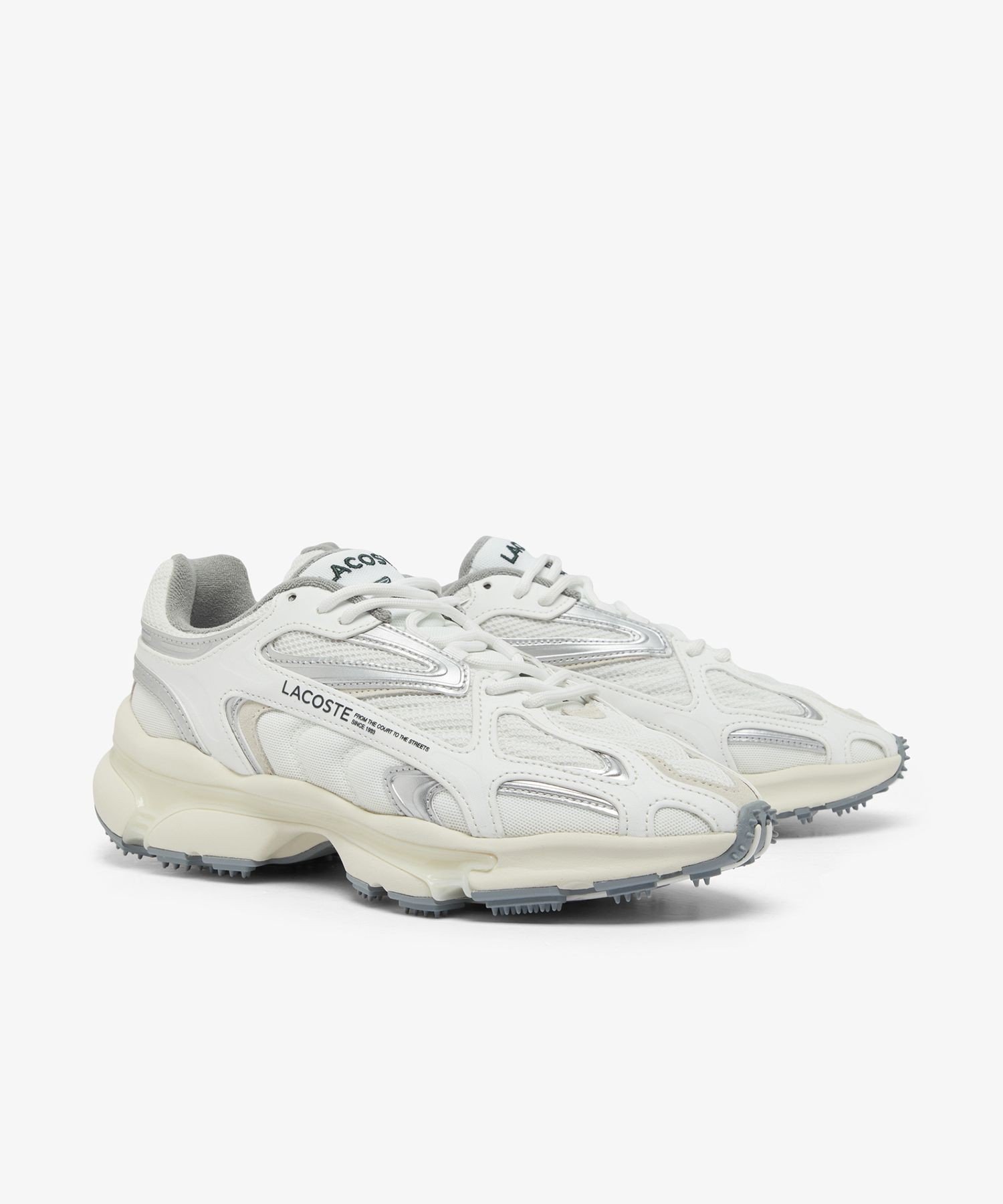 Мужские L003 2K24 224 1 SMA LACOSTE, White x Gray — фото 4