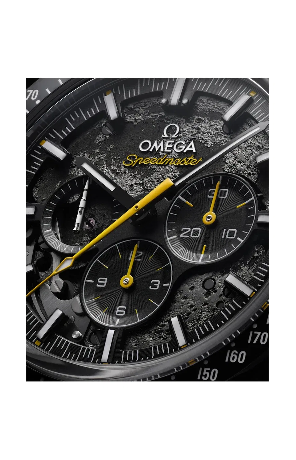 СПИДМАСТЕР ТЕМНАЯ СТОРОНА ЛУНЫ - 310.92.44.50.01.001 OMEGA, черный — фото 3