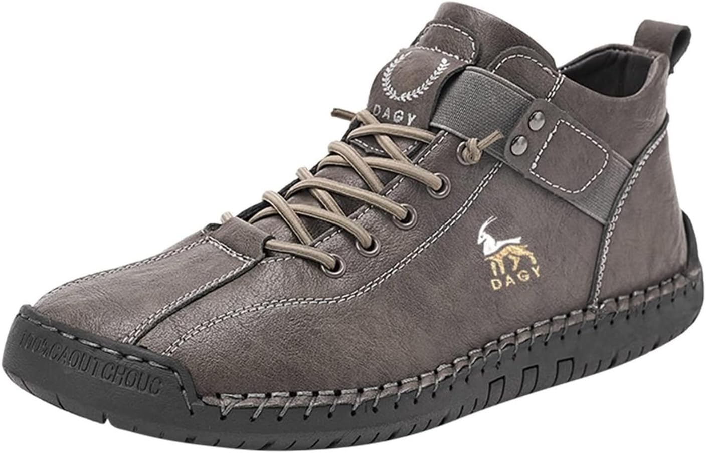 

Мужские повседневные лоферы-слипоны Boxpopla, оксфорды из кожи с шнуровкой, ботинки до щиколотки, модные и удобные высокие ботинки Чакка ручной работы, обувь Beck для вождения, офисные туфли для работы и прогулок, коричневый