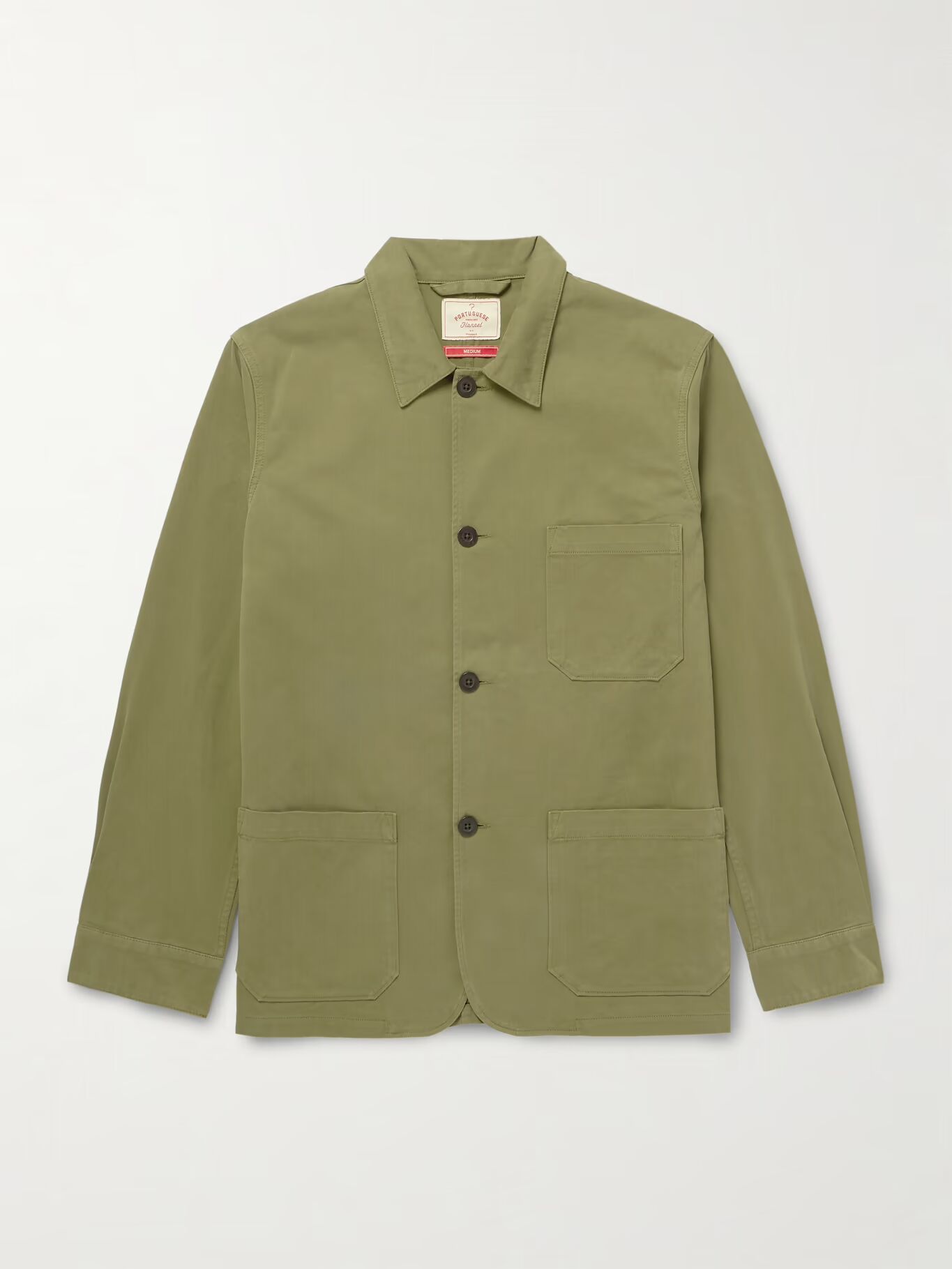 

Верхняя рубашка из хлопчатобумажной саржи Labura PORTUGUESE FLANNEL, зеленый
