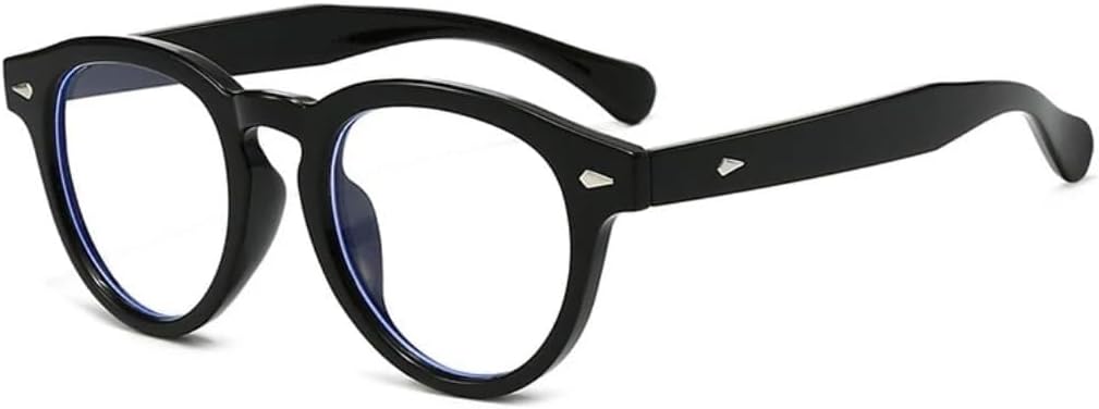 

Солнцезащитные очки с защитой UV400 | Овальные заклепки, панк, прозрачные, конфетного цвета | для женщин и мужчин, для занятий спортом на открытом воздухе и вождения LXLHWN, Glossy Black Clear