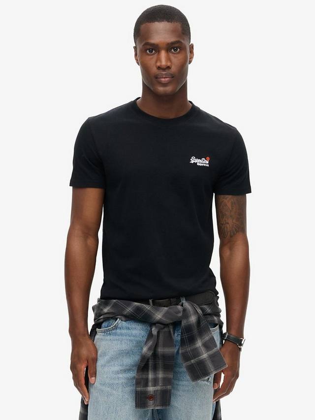 

Незаменимая футболка с вышивкой Superdry, черный