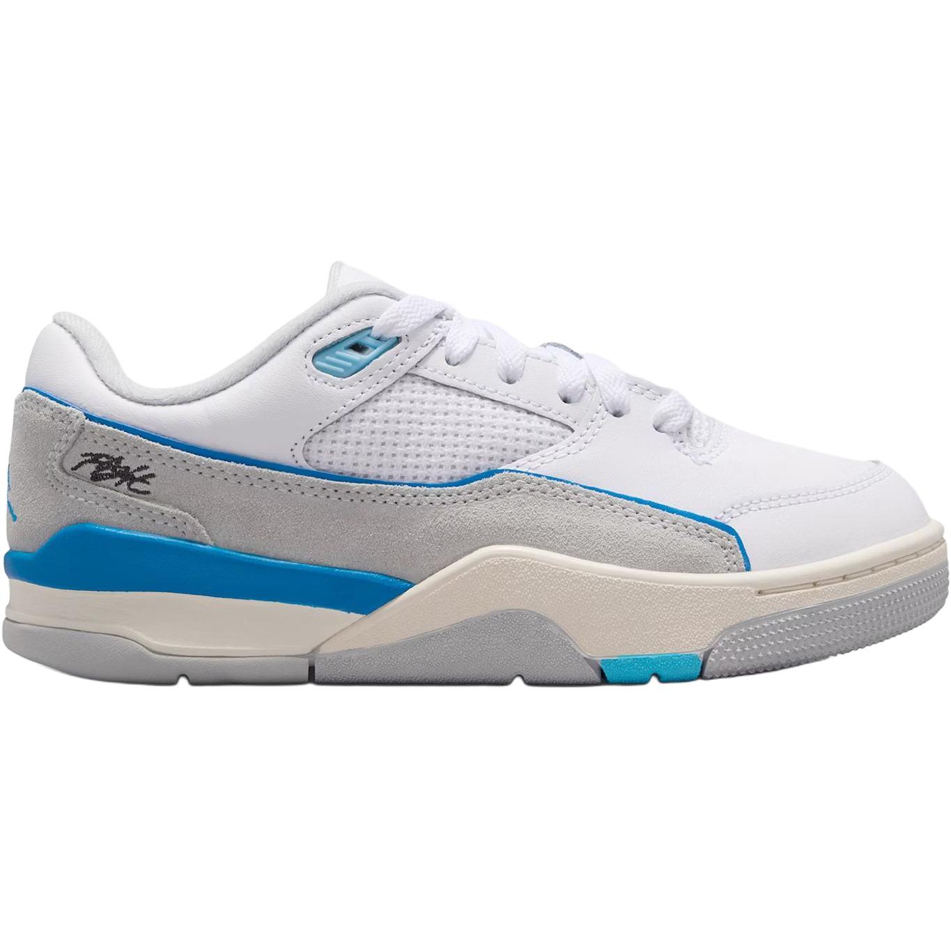 Jordan FLIGHT COURT низкие детские баскетбольные кроссовки white unisex — фото 3