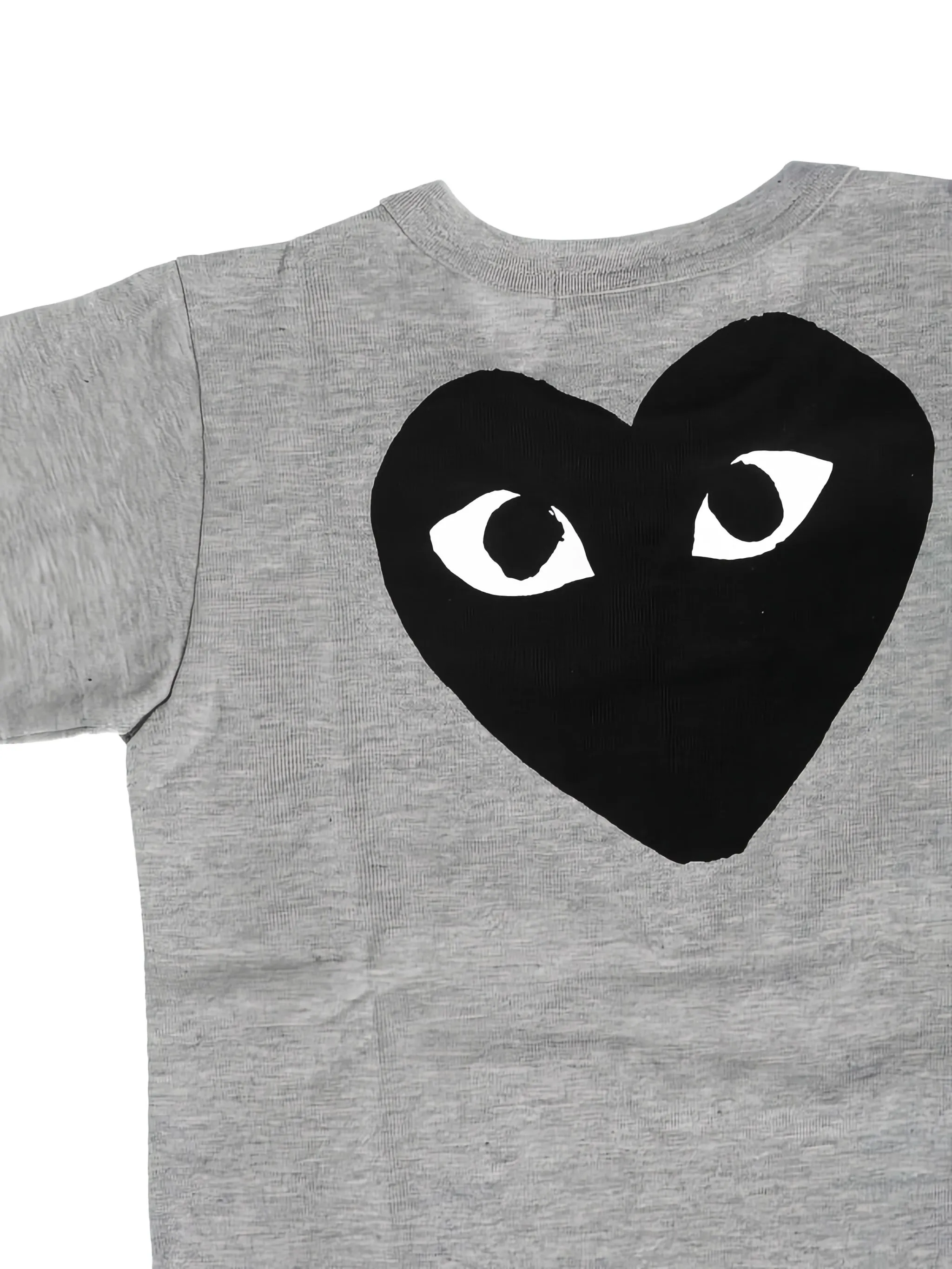 Футболка с принтом Comme Des Garçons Play Kids, серый — фото 3