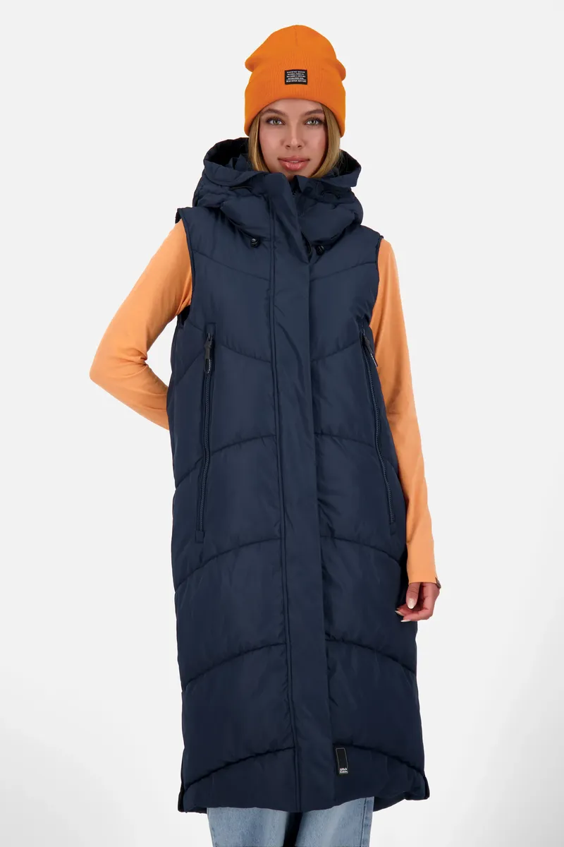

Стеганый жилет Alife & Kickin "JuneAK A Long Vest женский стеганый жилет, жилет", цвет морской волны