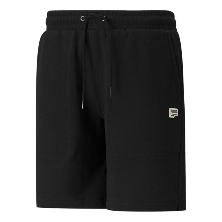 

Шорты PUMA Downtown Shorts Tr Embroidered Logo Drawstring Sports Black 533043-01