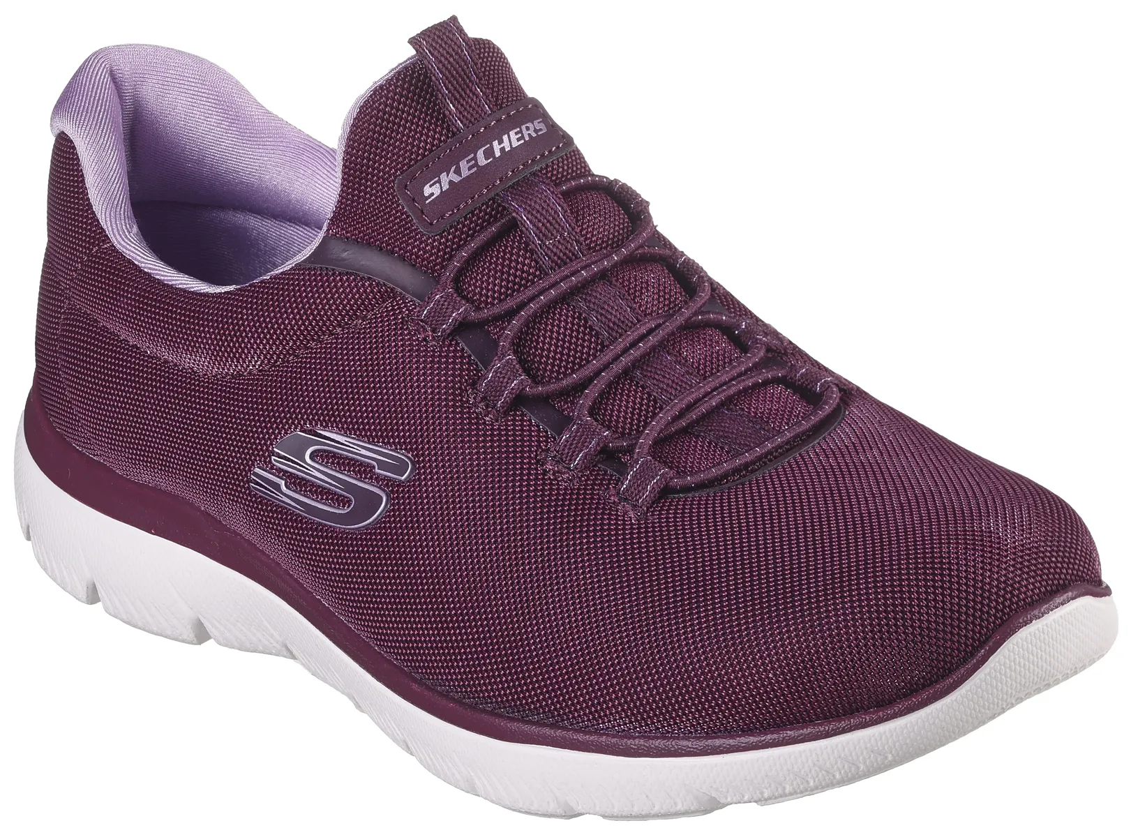 

Кроссовки-слипоны Skechers "SUMMITS-" с контрастными деталями, цвет Beere