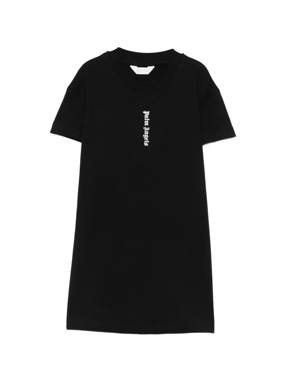 Платье с коротким рукавом Palm Angels Kids, черный
