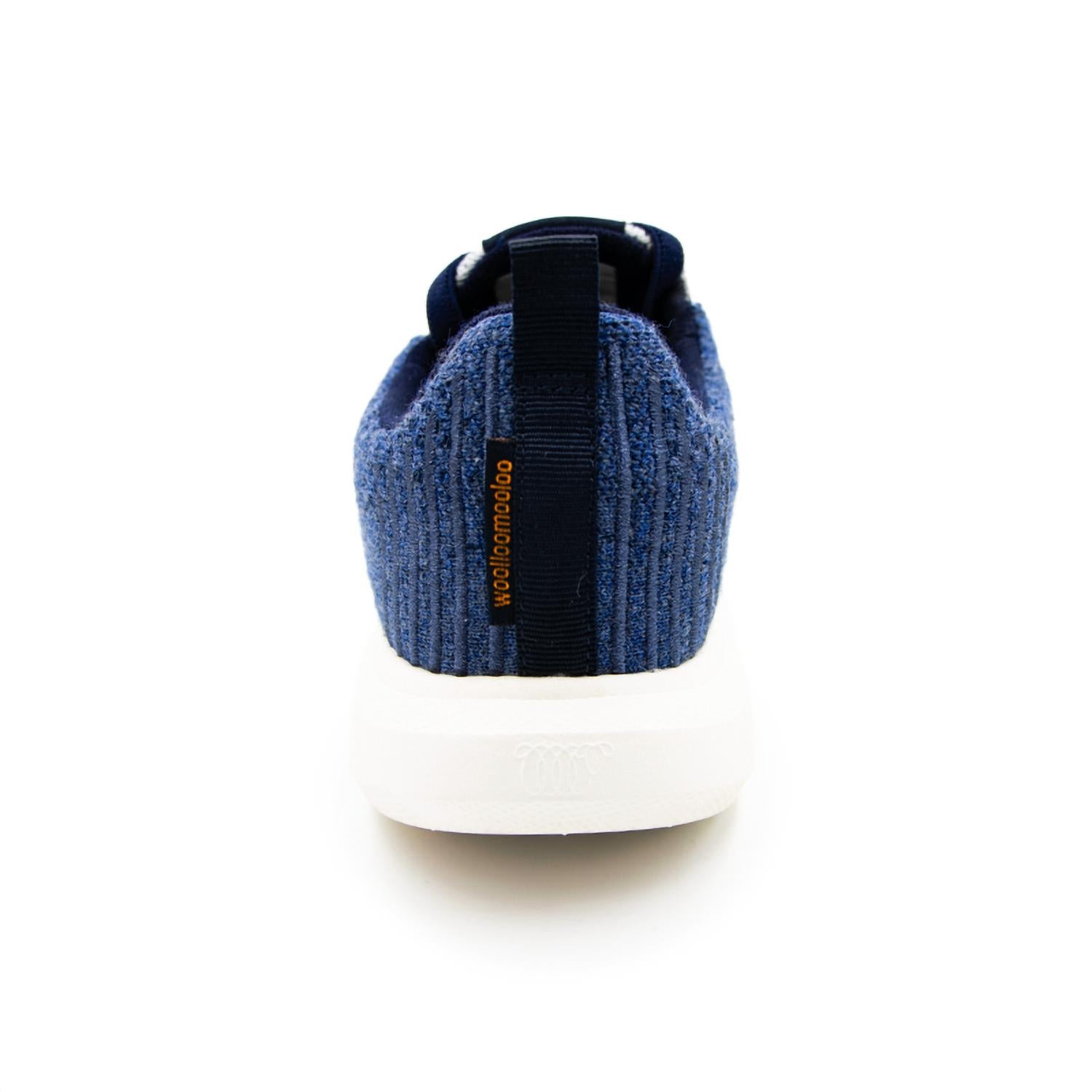 Женские кроссовки Eden из серой джинсовой шерсти мериноса WOOLLOOMOOLOO, цвет denim grey merino wool — фото 3