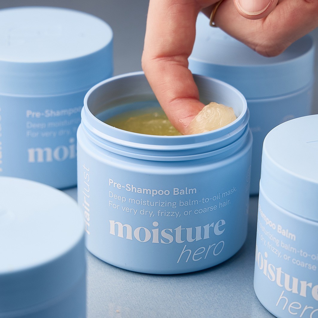 Бальзам для волос moisture hero pre-shampoo balm Hairlust, объем 150 мл — фото 4