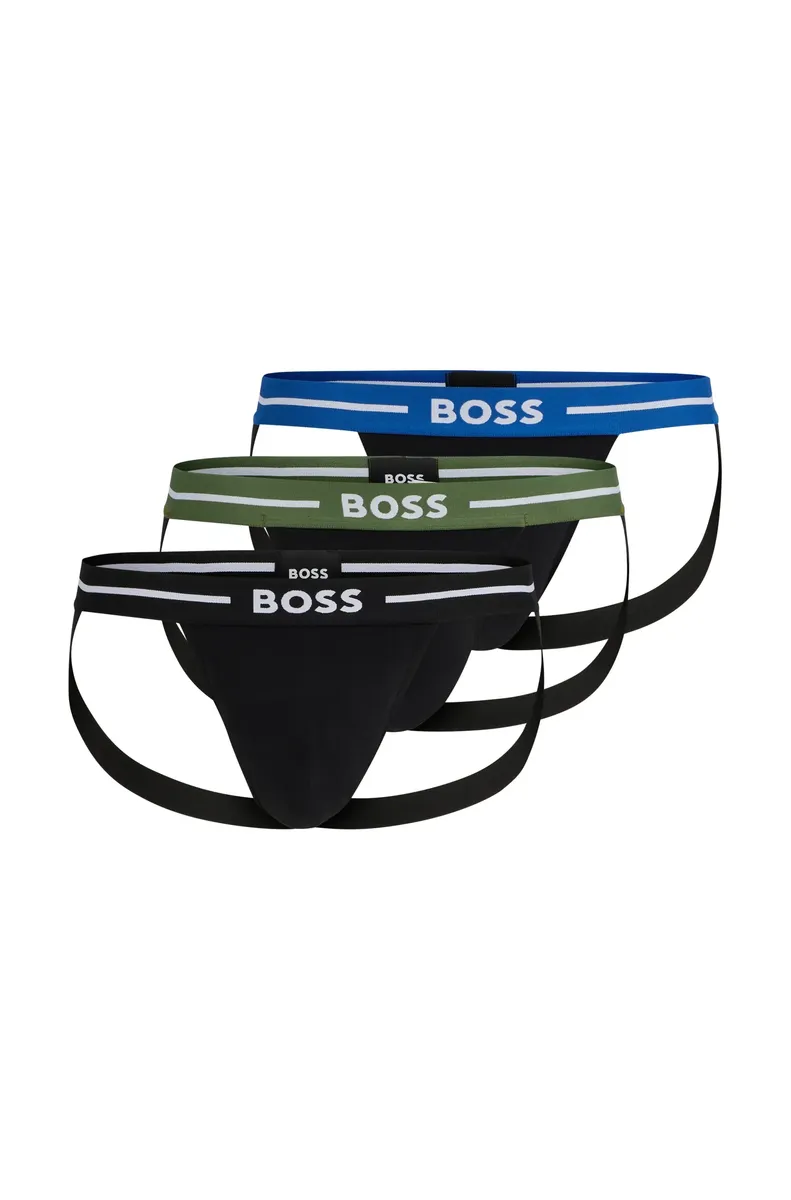 

Трусы BOSS "Jockstrap 3P Bold" (3 шт. в упаковке), с эластичным поясом, цвет Open Miscellaneous965