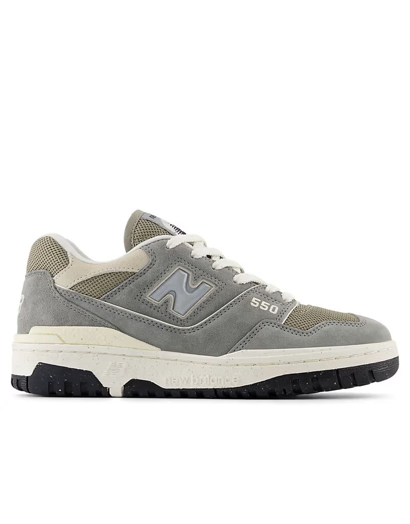 Кроссовки New Balance Bbw550 в сером цвете