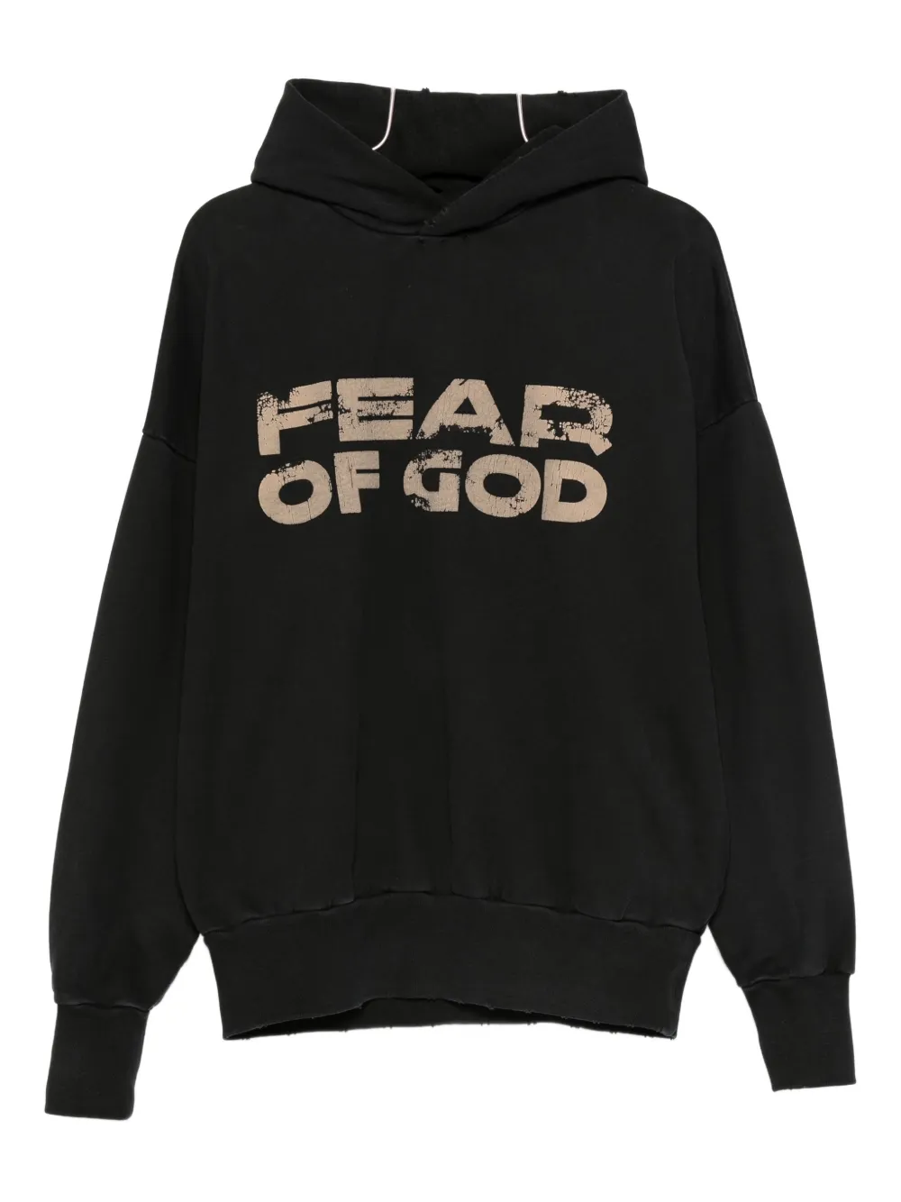 

Худи с логотипом Fear Of God, черный
