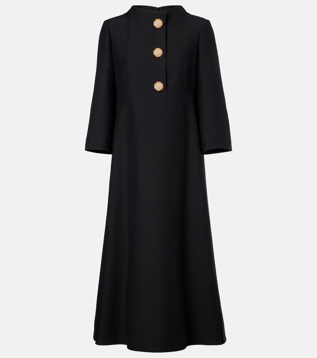 

Платье миди Crepe Couture Valentino, Nero
