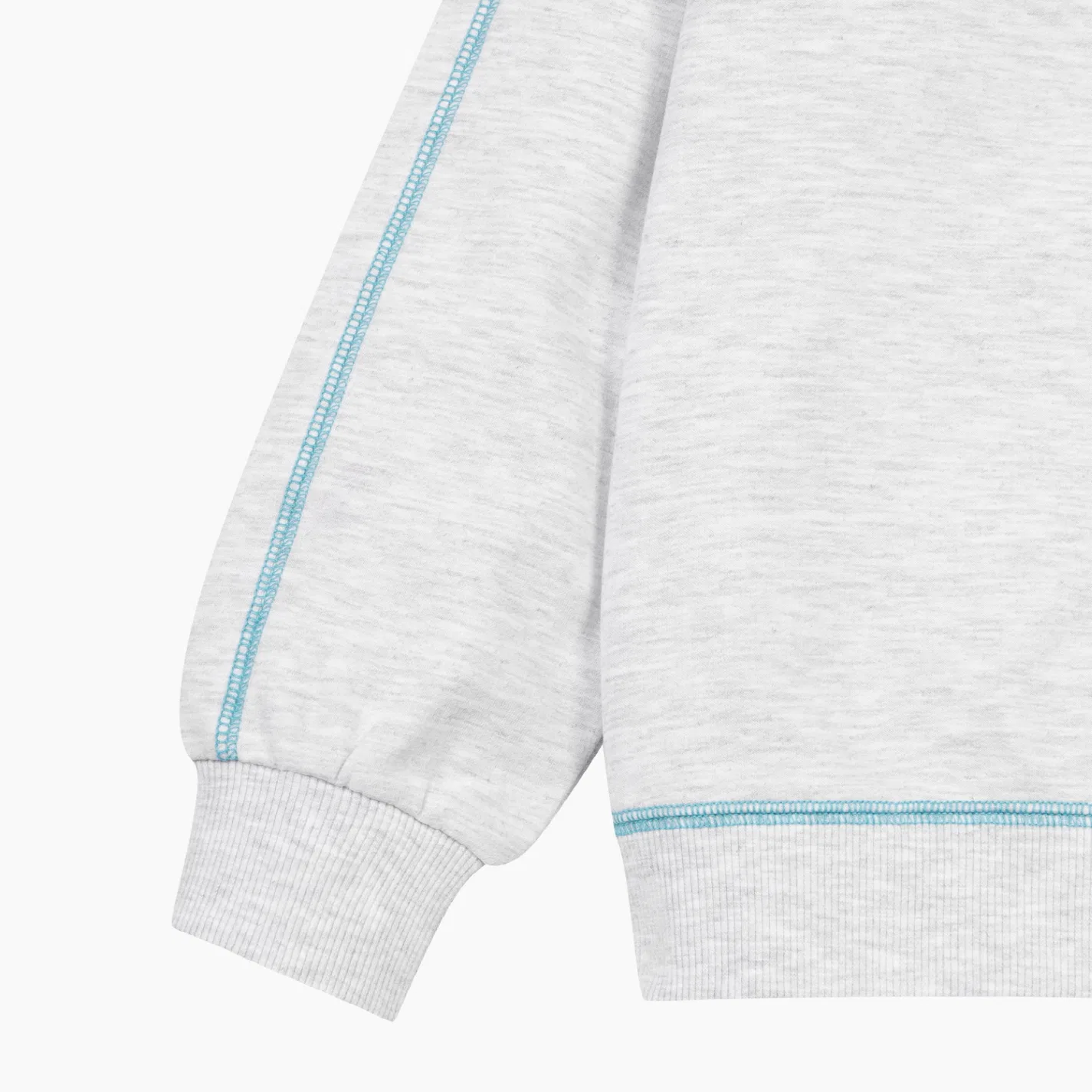 Детский свитшот с графическим принтом, мятно-зелёный, от Benetton Kids — фото 4