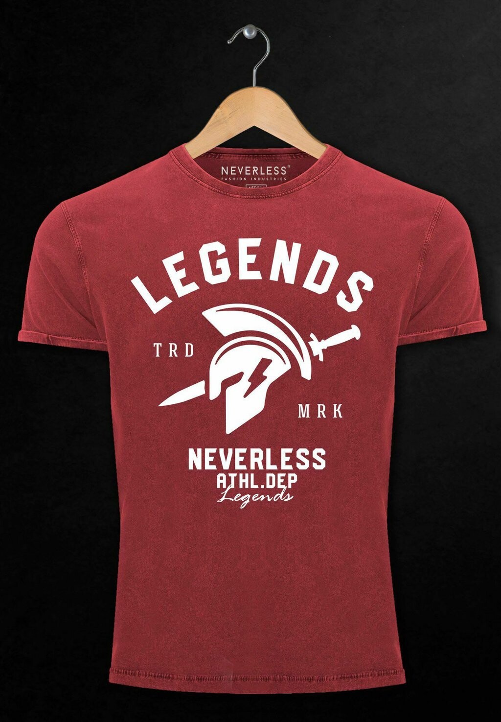 

Футболка с принтом COOLES ANGESAGTES VINTAGE SPARTA GYM ATHLET Neverless, красный
