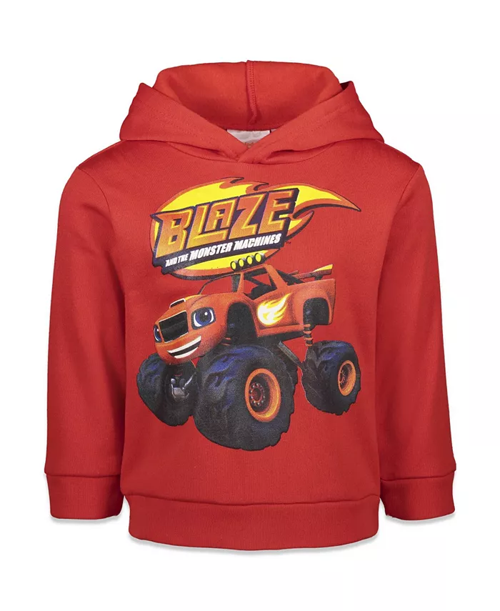 

Детская флисовая толстовка с капюшоном для мальчиков Blaze and the Monster Machines, красный