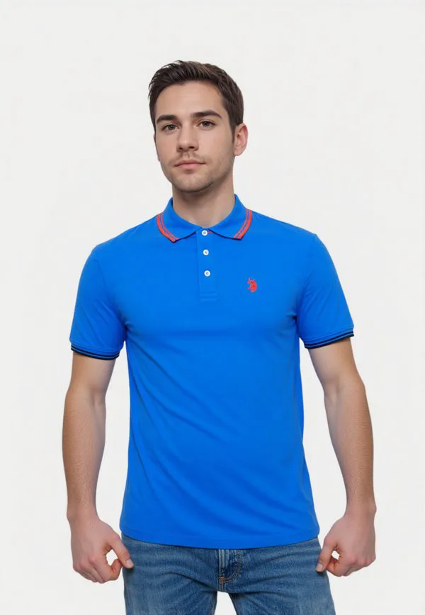 Рубашка-Поло с коротким рукавом "барни" U.S. Polo Assn., Blau