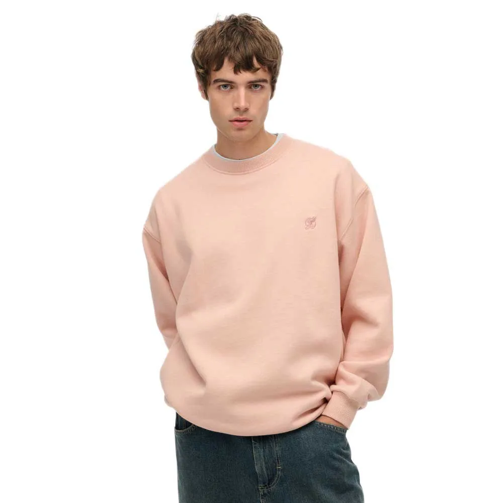 

Толстовка Superdry Blank Oversized, розовый