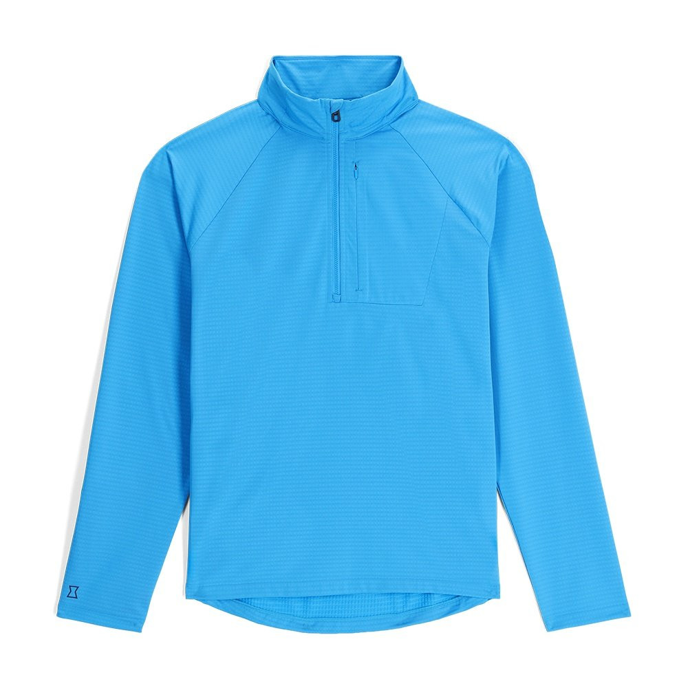 

Флисовая куртка-полупильник Spyder Gridweb с молнией до середины груди (мужская), Aether Blue