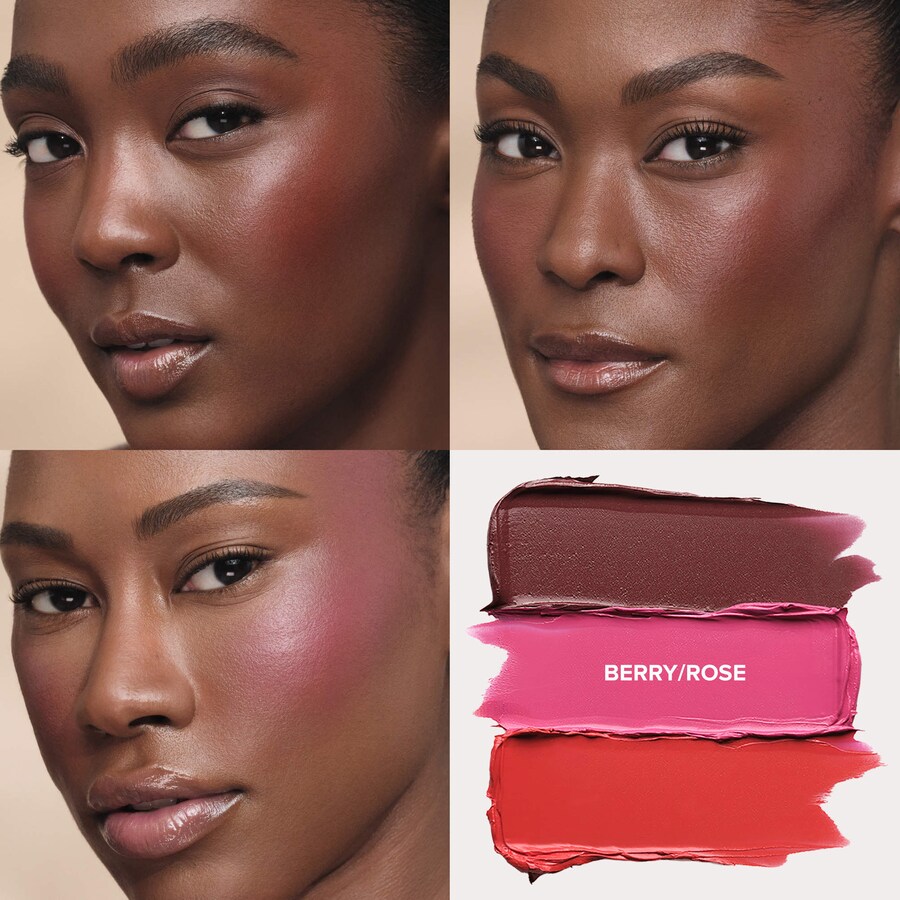 Кремовые румяна и помада Magic Touch (трио) Anastasia Beverly Hills, 0.11 oz/3 g each, Berry/Rose — фото 2
