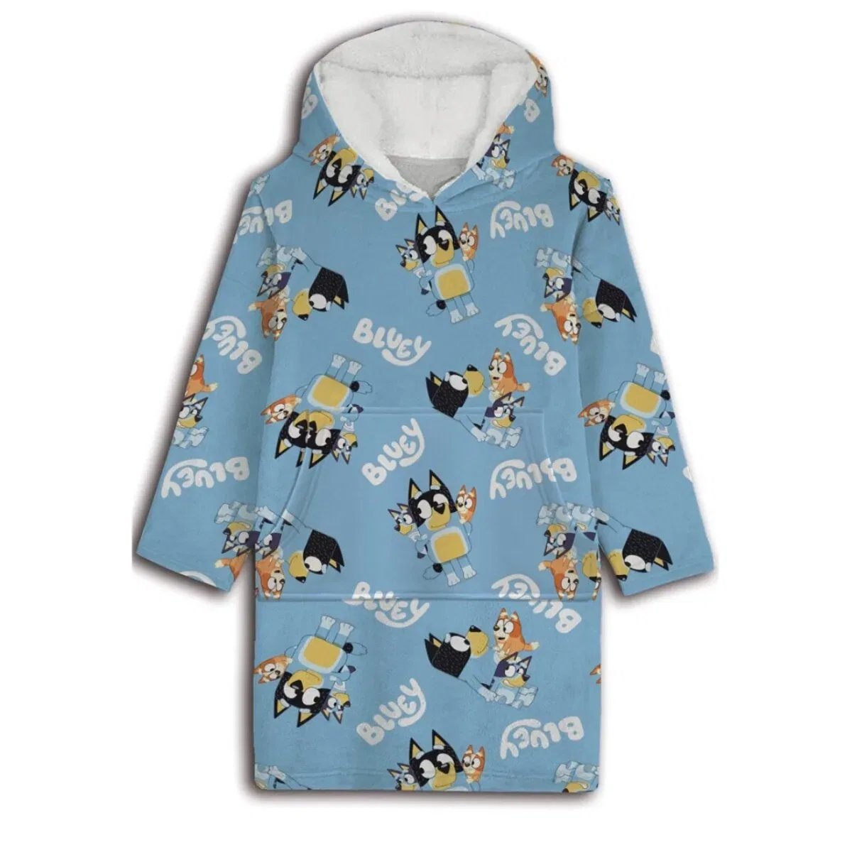 Пончо из футера Bluey, синий, COFI 1453, синий
