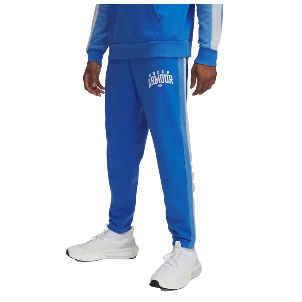 

Брюки Under Armour Rival Fleece Colorblock, синий