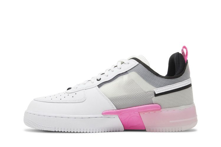 Кроссовки Nike Air Force 1 React 'White Pink Spell', белый — фото 4