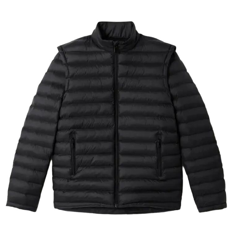 

Стеганая куртка мужская черный Decathlon