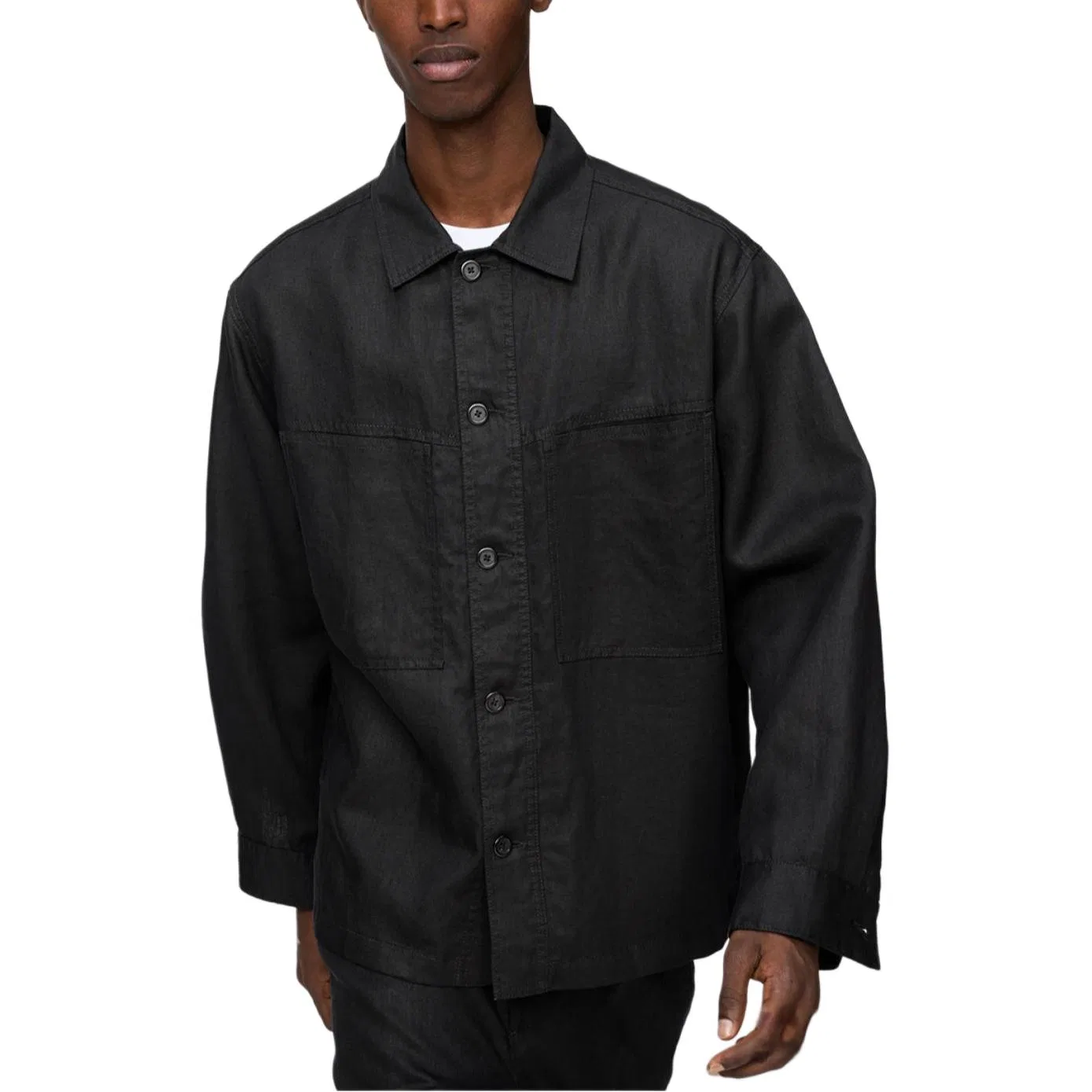 Рубашка унисекс x Clare Waight Keller SS26C UNIQLO, Black