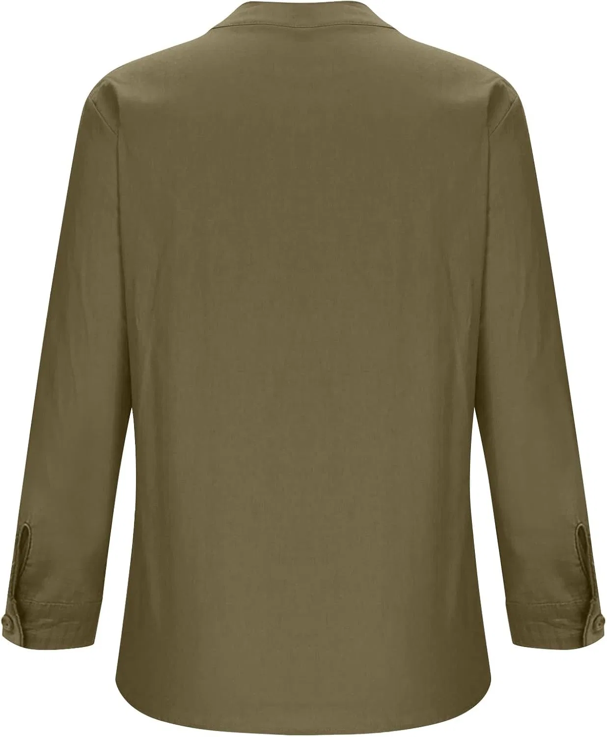 Блуза свободного кроя Button-Down Shirt, светло-синий — фото 4