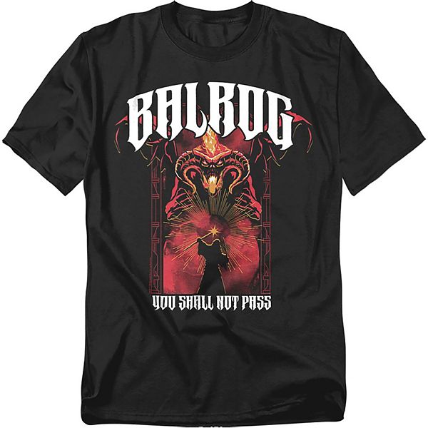 

Футболка с принтом Balrog из "Властелина колец" Big & Tall Licensed Character