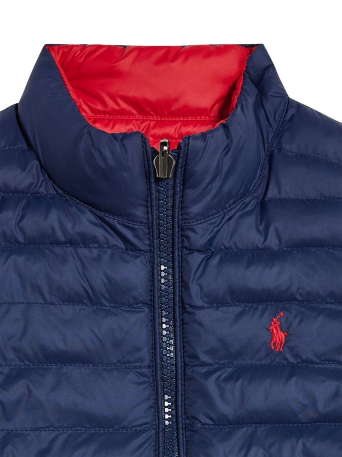 Жилет с вышитым логотипом Ralph Lauren Kids, синий — фото 3