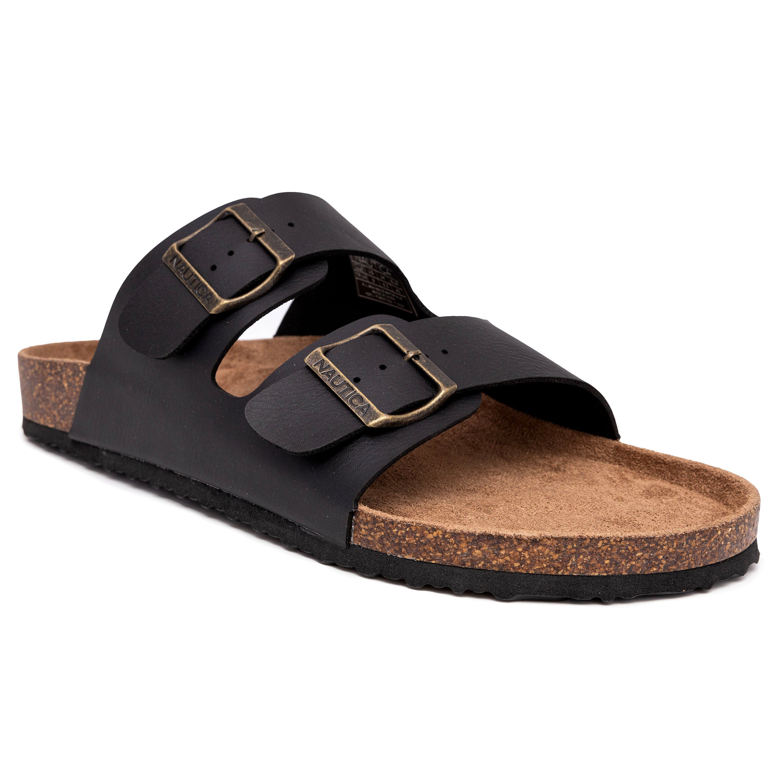 

Мужские сандалии Nautica с двойной пряжкой, цвет (aero) dark black