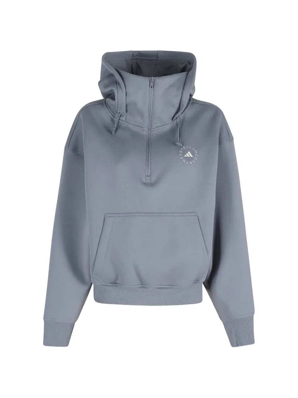 Худи X Stella McCartney с половинной молнией Adidas, синий