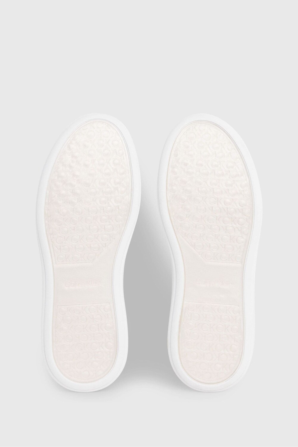 Кожаные кроссовки Cupsole на шнуровке Calvin Klein, белый — фото 3