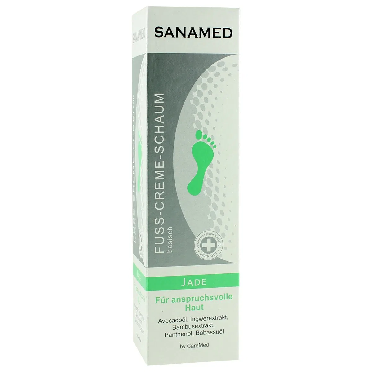 Пена-крем для ног Sanamed Jade с 5% мочевины, 150 мл Sanamed