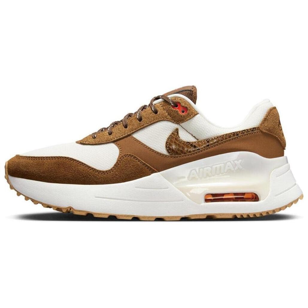 

Кроссовки Nike Air Max System SE Pale Ivory Picante Red Women's, коричневый
