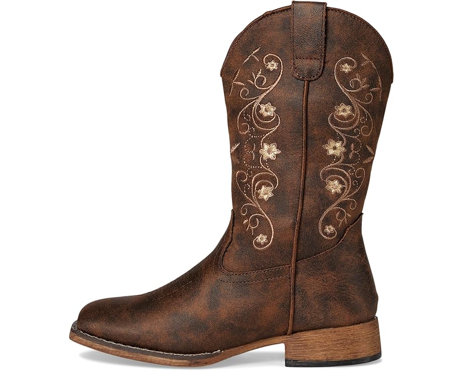 Детские ботинки Roper Bailey (Toddler/Little Kid) Roper Kids, Vintage Brown Faux Leather Upper — фото 4