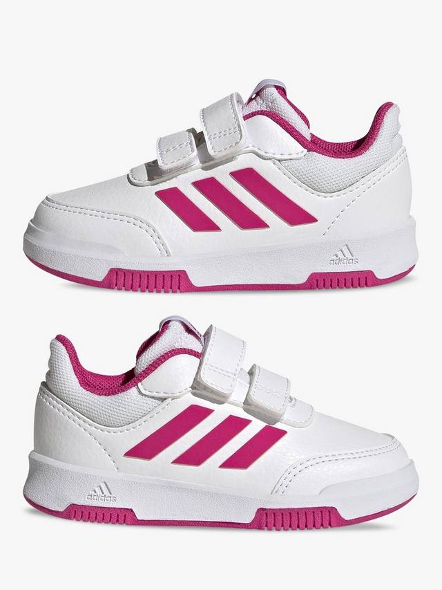 Детские кроссовки Tensaur Sport Riptape для бега adidas, Cloud White/Team Real Magenta/Core Black — фото 3