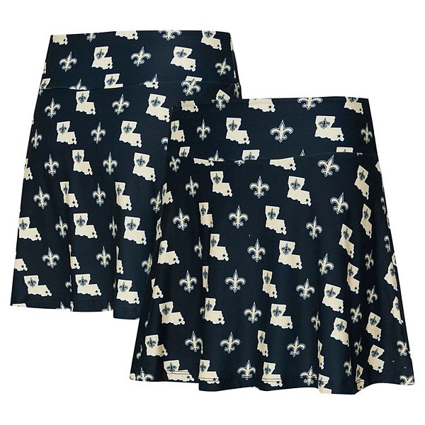 

Женский спортивный юбка-шорты concepts sport black new orleans saints record allover print knit Unbranded