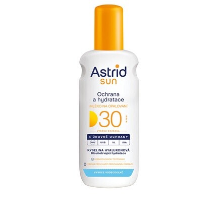 Молочко-спрей для загара SPF 30 200 мл Astrid