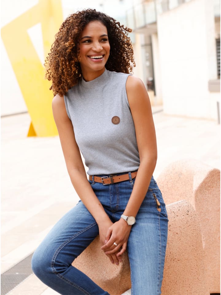 

WITT WEIDEN Футболка серого меланжевого цвета