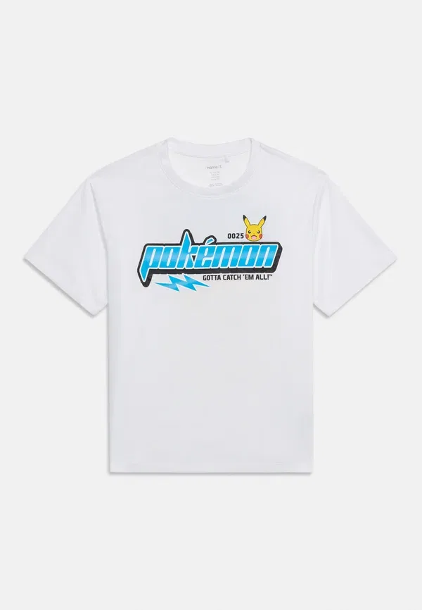 Футболка Nkmmile pokemon print t-shirt Name It, ярко-белый — фото 3